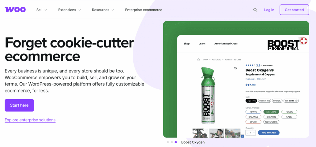 WooCommerce Screenshot